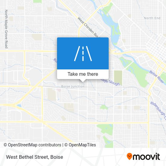 Mapa de West Bethel Street