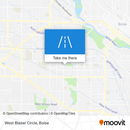 Mapa de West Blaser Circle