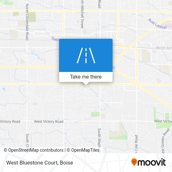 Mapa de West Bluestone Court
