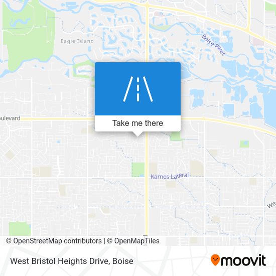 West Bristol Heights Drive map