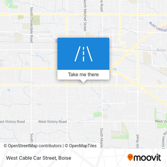Mapa de West Cable Car Street