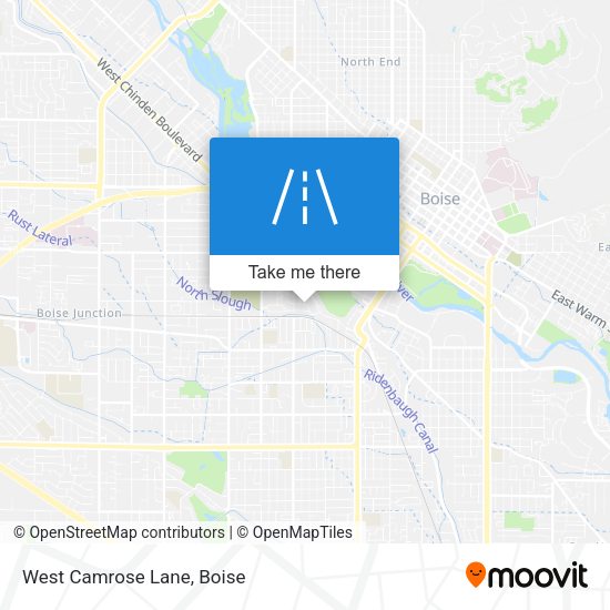 West Camrose Lane map