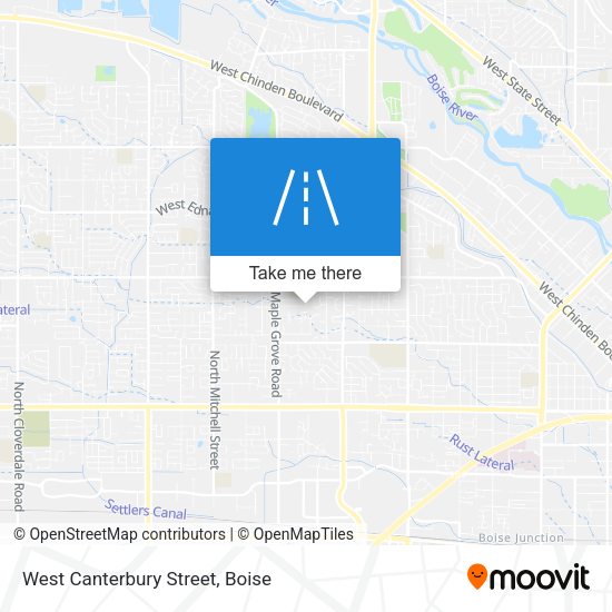 West Canterbury Street map