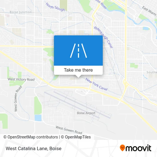 West Catalina Lane map