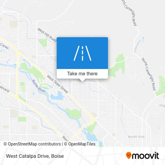 Mapa de West Catalpa Drive