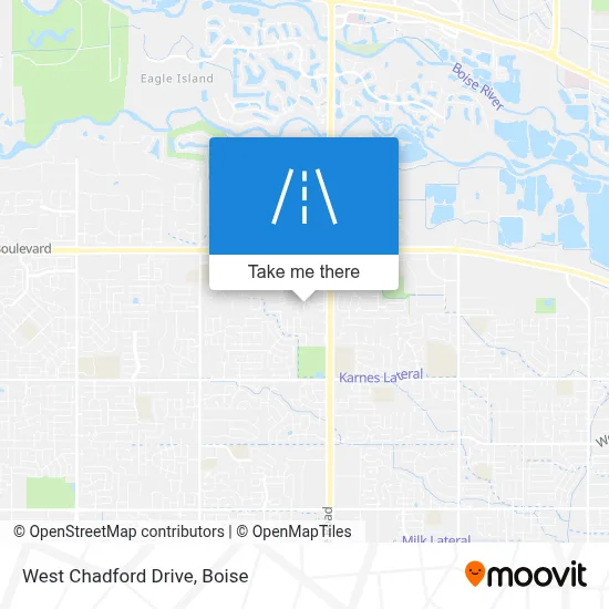 West Chadford Drive map