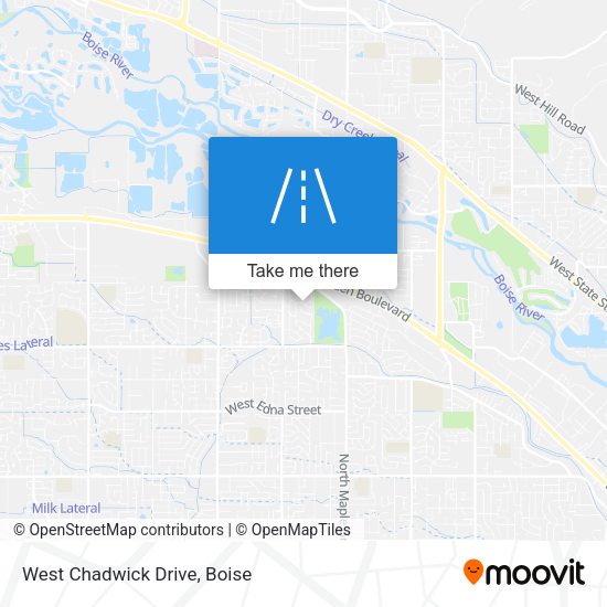 Mapa de West Chadwick Drive