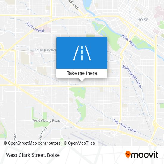 Mapa de West Clark Street