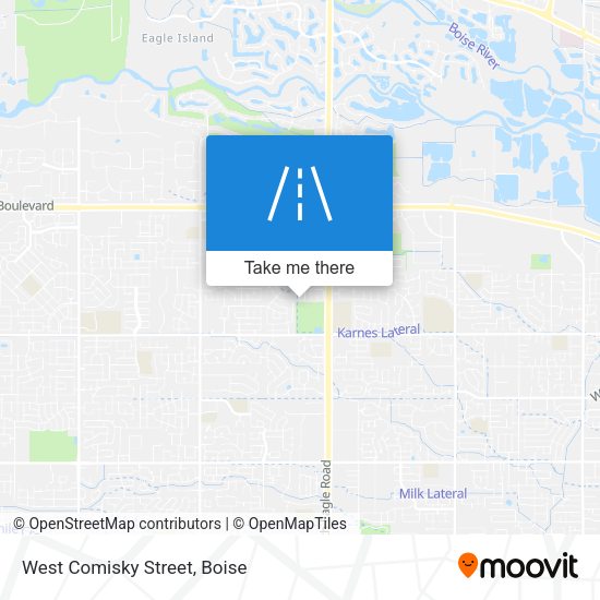 West Comisky Street map