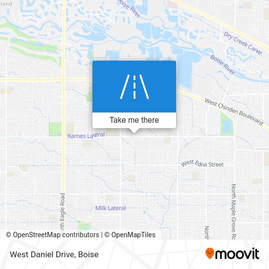 Mapa de West Daniel Drive