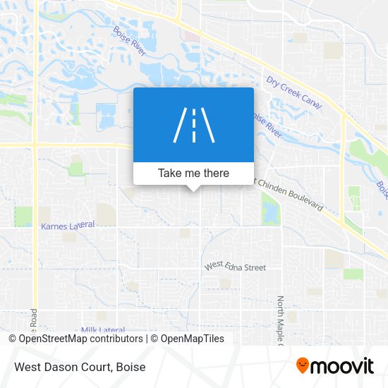 West Dason Court map