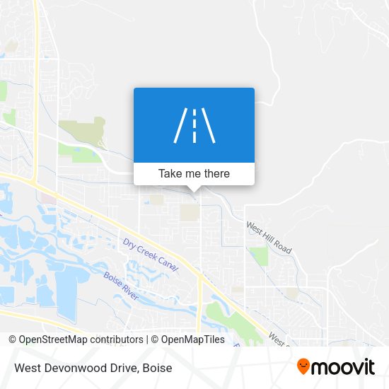 West Devonwood Drive map