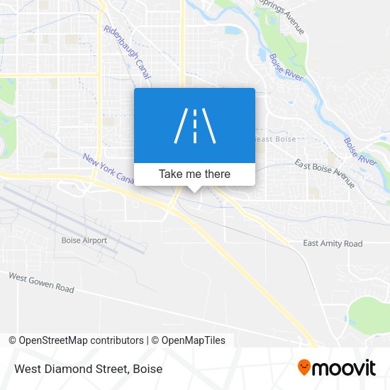 Mapa de West Diamond Street