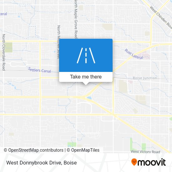 West Donnybrook Drive map