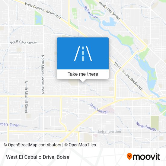 Mapa de West El Caballo Drive
