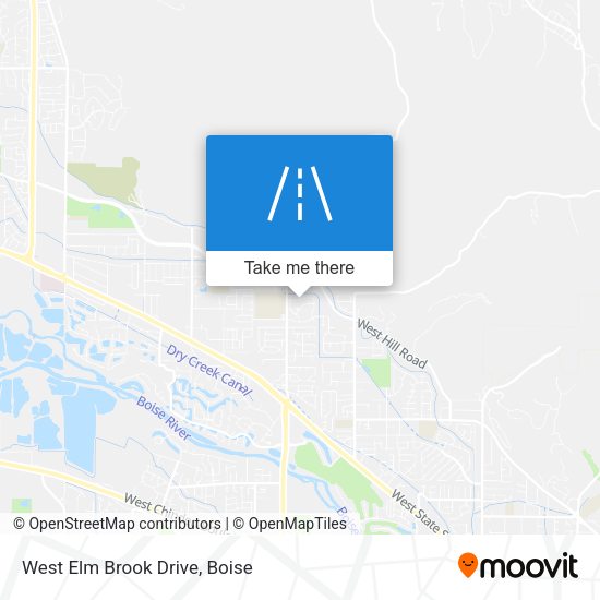 West Elm Brook Drive map