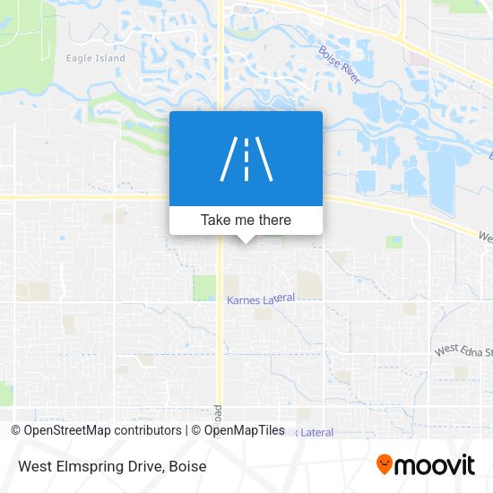 West Elmspring Drive map