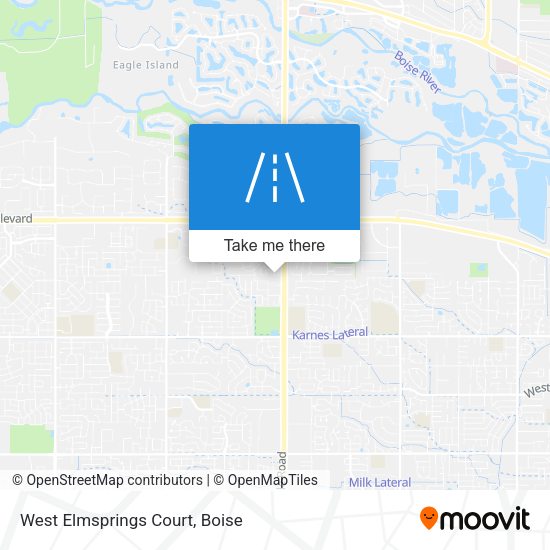 West Elmsprings Court map