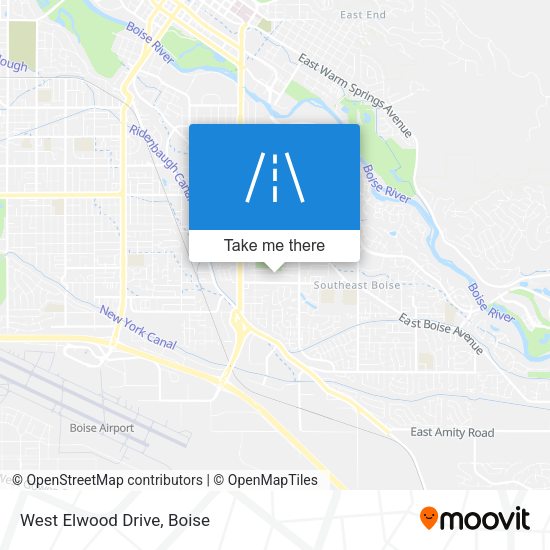 Mapa de West Elwood Drive