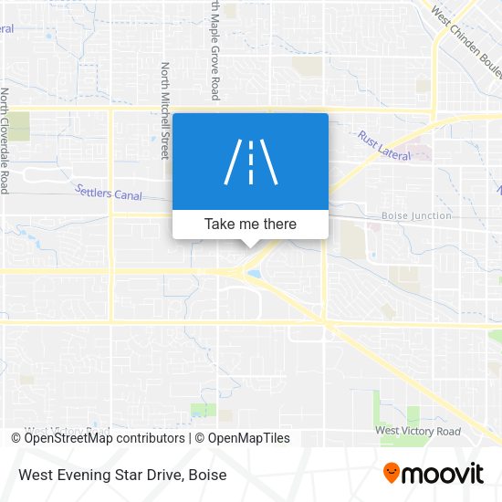 West Evening Star Drive map