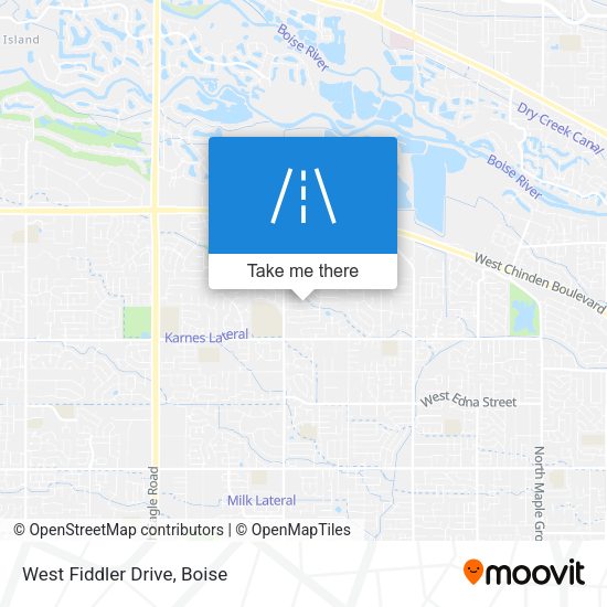 Mapa de West Fiddler Drive