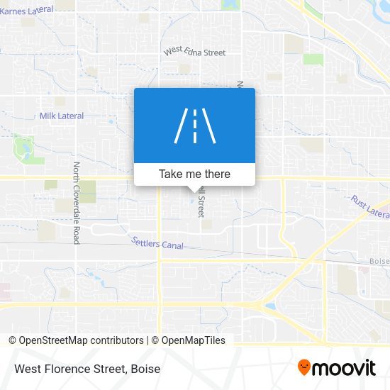 West Florence Street map