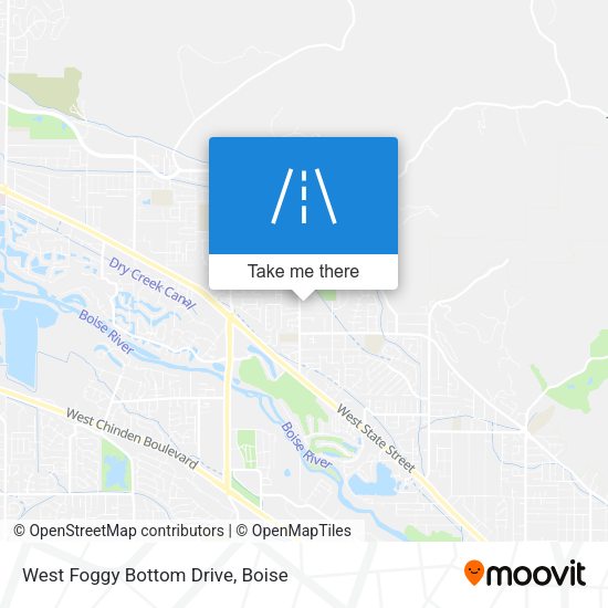 West Foggy Bottom Drive map