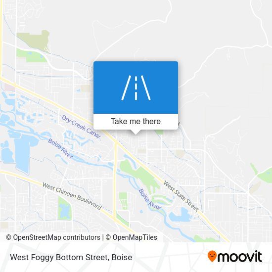 Mapa de West Foggy Bottom Street