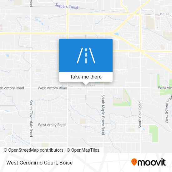 Mapa de West Geronimo Court