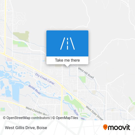 Mapa de West Gillis Drive