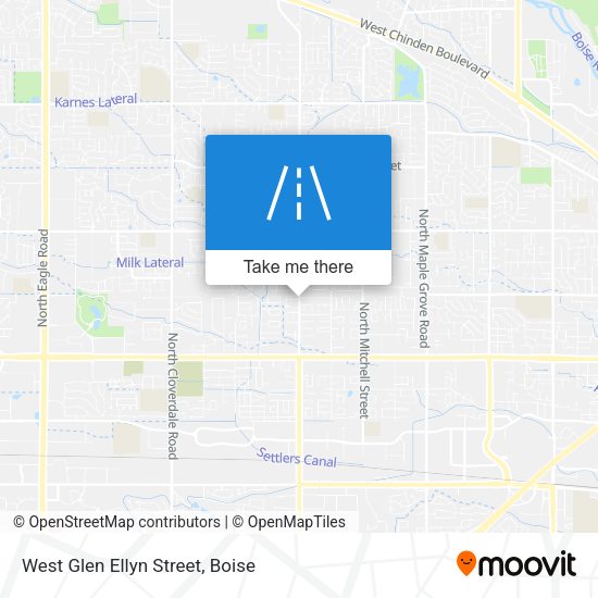 West Glen Ellyn Street map