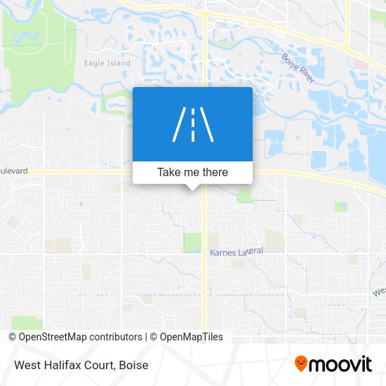 Mapa de West Halifax Court