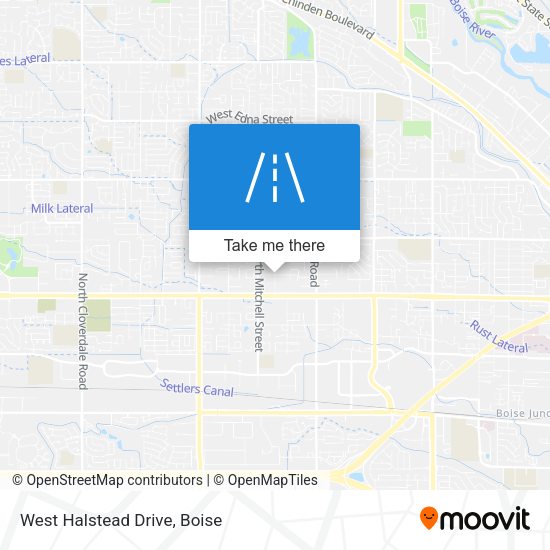 Mapa de West Halstead Drive