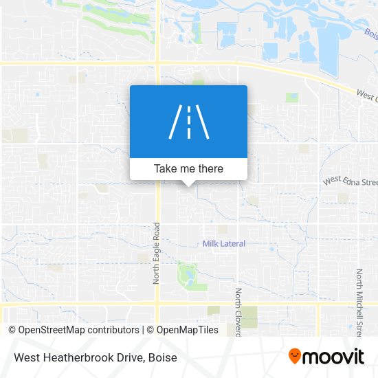 Mapa de West Heatherbrook Drive