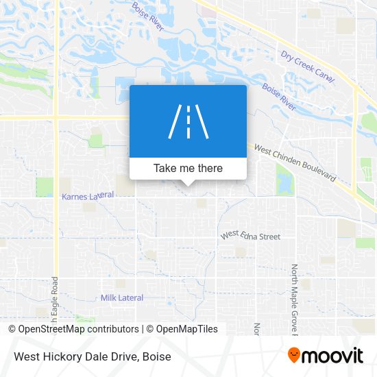 Mapa de West Hickory Dale Drive