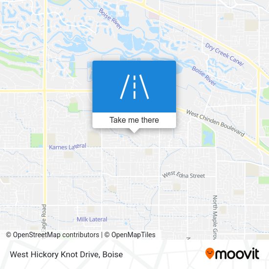 West Hickory Knot Drive map