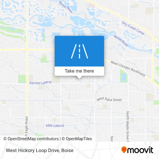 West Hickory Loop Drive map