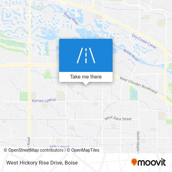 Mapa de West Hickory Rise Drive