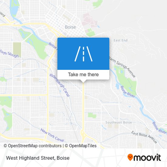 Mapa de West Highland Street