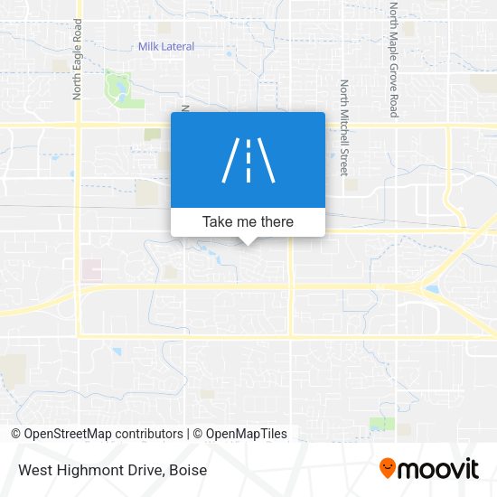 West Highmont Drive map