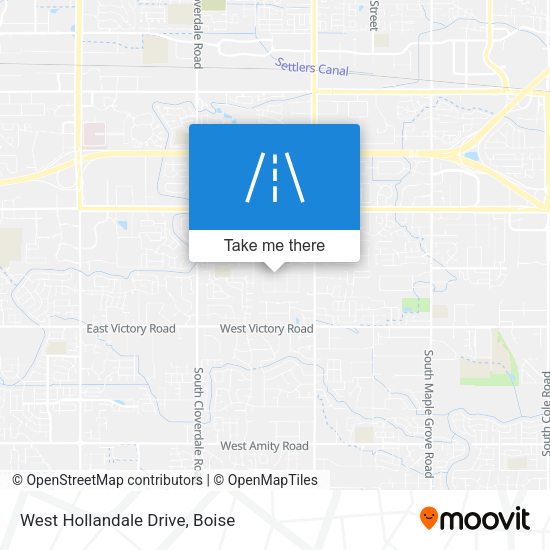 Mapa de West Hollandale Drive
