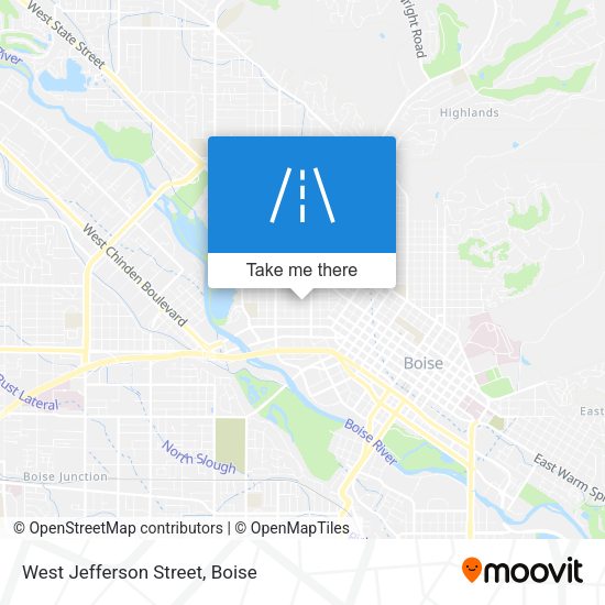 West Jefferson Street map