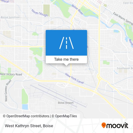 Mapa de West Kathryn Street