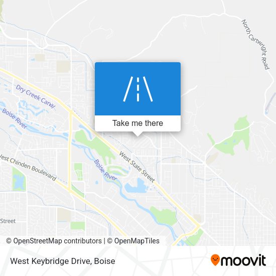 West Keybridge Drive map