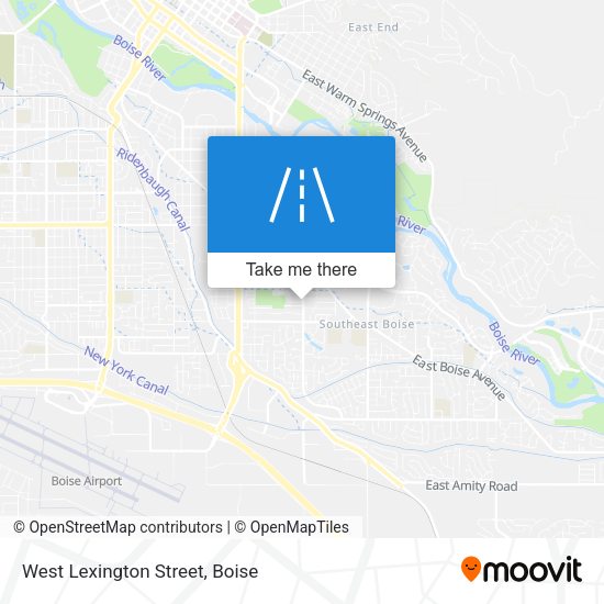 Mapa de West Lexington Street