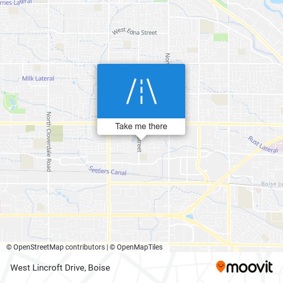 West Lincroft Drive map