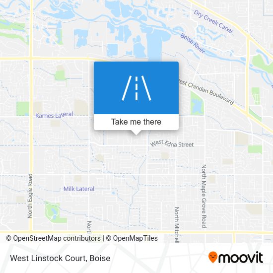 Mapa de West Linstock Court