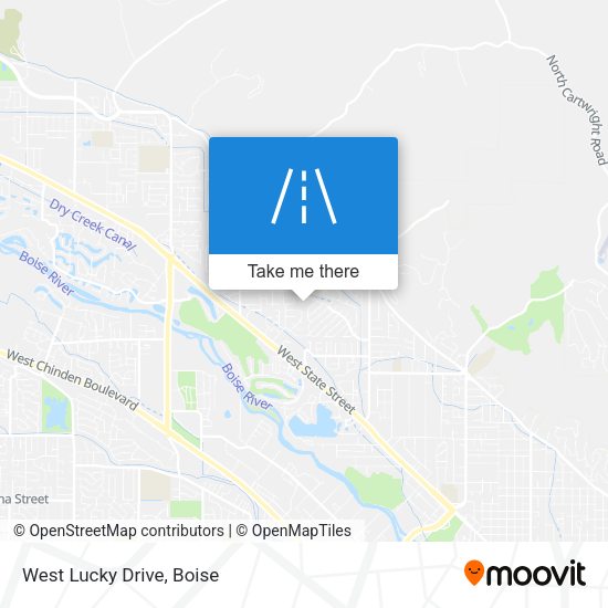 Mapa de West Lucky Drive