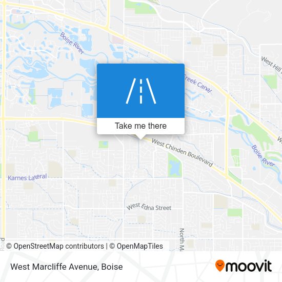 West Marcliffe Avenue map