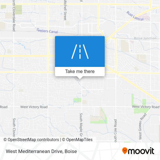 West Mediterranean Drive map